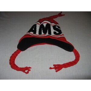 Unisex Amsterdam Beanie Stocking Cap w Flaps & Braided Straps & Tassle